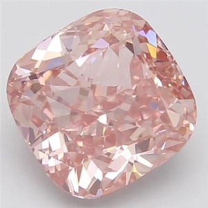 Diamant rose fantaisie de 1,00 à 5,00 carats, taille coussin, cultivé en laboratoire, certifié VVS VS, diamant rose synthétique pour bague de fiançailles - Product Image 6
