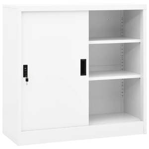 Archivador de Oficina de Acero Blanco de 35.4 x 15.7 x 35.4 Pulgadas - Product Image 1
