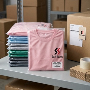 เสื้อยืดคอกลมแขนสั้นผ้าตาข่ายระบายอากาศดี น้ำหนัก 220 กรัม สีพื้น ทรงหลวม ใส่สบาย สำหรับผู้ชาย ขายส่ง - Product Image 6