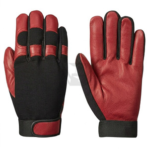 High Quality Winter Warm <b>Mitten</b> with Long Cuff for Skiing Skating Professional Cowhide Leather Insulated <b>Gloves</b> - Product Image 5