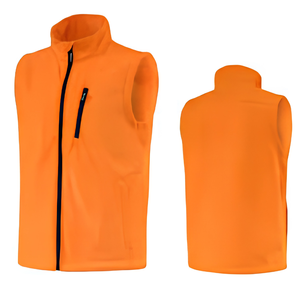Gilet Softshell Imprimé Coupe-Vent Imperméable Haute Visibilité Homme Femme Grande Taille Col à Capuche Poches Fermeture Éclair Réfléchissant Respirant - Product Image 3