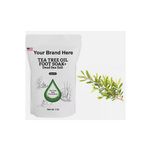 Aromasong Int. Sal de Baño Natural con Aroma a Árbol de Té, Hecho en EE. UU., 5 lb, Marca Privada para Adultos, Fórmula Terapéutica para Remojar los Pies, Refrescante - Product Image 1