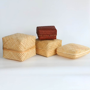 Cajas de regalo de bambú para accesorios de boda, caja de regalo para damas de honor, empaque de alta calidad para regalos. - Product Image 4