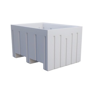 Boîte de rangement murale blanche pour salle de bain, organiseur carré moderne pour la zone de la vanité - Product Image 1