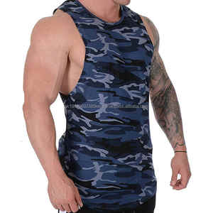 Nouveaux débardeurs pour hommes d'été de haute qualité à séchage rapide Débardeurs décontractés pour la salle de sport Débardeurs sans manches Chemises respirantes en coton - Product Image 2