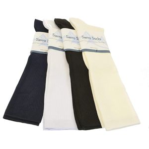 Calze sportive da ragazza al ginocchio, calze a costine in bambù da donna - Product Image 4