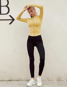 Camiseta de Yoga para Mujer INDEX, Azul, Media Cremallera, Manga Larga, Ajuste Ceñido, Transpirable, Spandex/Poliéster, Ropa Deportiva, Diseño Sin Costuras, Color Sólido - Product Image 4