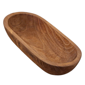 Bandeja Redonda de Madera Moderna con Asa de Metal para Decoración, Cocina, Hogar, Regalos y Servir - Product Image 3