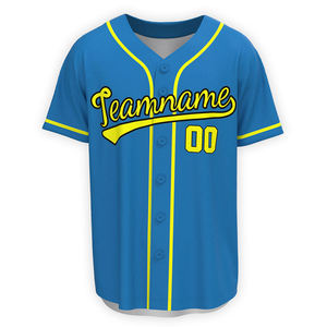 Camiseta de Béisbol Personalizada con Sublimación Completa, OEM/ODM, para Hombre y Mujer, Manga Corta, 100% Poliéster, Secado Rápido - Product Image 2