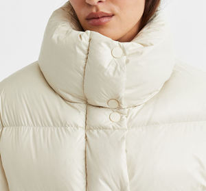 OEM Factory Prices Women's Customized Heated Eco-Friendly <b>Quilted</b> Puffer Coat Jacket Nylon Lining Waterproof Breathable Casual - Product Image 4