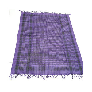 ผ้าคลุมศีรษะแบบอาหรับ 100% ผ้าฝ้าย ชีมาห์ เคฟฟียะห์ ขนาด 43x43 นิ้ว ผ้าหนาสำหรับฤดูหนาว ลายจาการ์ด พร้อมโลโก้ - Product Image 2