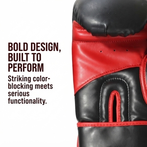 Guantes de Boxeo con Logotipo Personalizado, Guantes de Boxeo para Entrenamiento, Guantes de Boxeo con Acolchado de Malla Perforada, Guantes Deportivos para Combate, Guantes de Sparring - Product Image 5