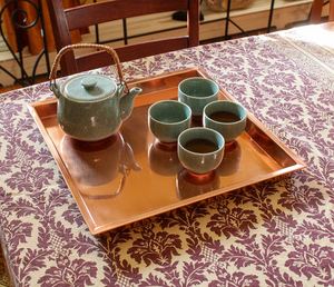 Handcrafted Copper Plain Square <b>Tray</b> Decorative Traditional Design Metal Artisan Craft Home Copper <b>tray</b> <b>for</b> home <b>decor</b> Accent - Product Image 2