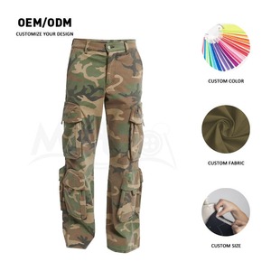 Pantalon cargo camouflage personnalisé pour homme, décontracté, multi-poches 3D, grande taille, pantalon d'extérieur droit, pantalon tactique camouflage, pantalon baggy - Product Image 5