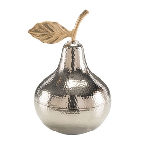 Ensemble de Décoration de Fruits en Métal Vintage de Luxe, Statues de Pomme, Poire et Banane en Bronze Antique, Sculpture Décorative de Table - Product Image 4
