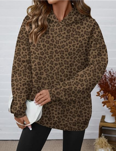 Sweat-shirt oversize pour femme en polyester et coton, coupe ample, avec logo personnalisé, grandes tailles, streetwear, respirant, printemps - Product Image 3