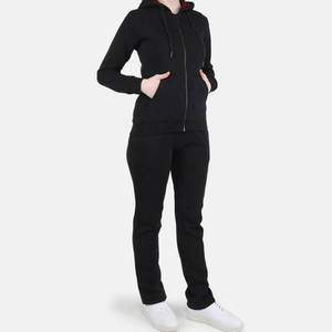 Conjunto Deportivo Informal de Forro Polar para Mujer, Chaqueta con Capucha y Cremallera de Manga Larga, Pantalones Deportivos, Traje Deportivo para Gimnasio, Yoga y Fitness - Product Image 5