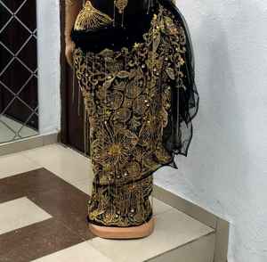 Nueva Tela George India Nigeriana de Moda, Ecológica, Bordada con Cuentas, de Poliéster de Alta Calidad, Elegante, Holgada, con Mangas Raglán - Product Image 2