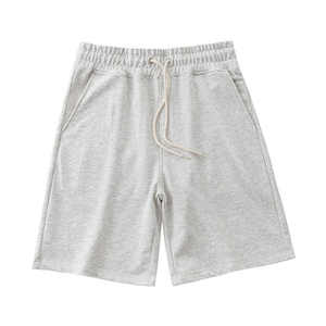 <b>Men's</b> Casual Cotton <b>Shorts</b> Drawstring Elastic Waist Summer <b>Shorts</b> with Side Pockets for Sports Gym <b>Lounge</b> Waist Plain Dyed Style - Product Image 2