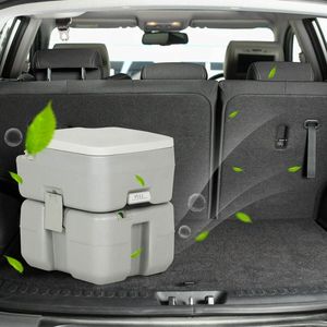 WC Portatile da Viaggio da 5,3 Galloni con Pompa a Pistone per Uso in Movimento - Product Image 2