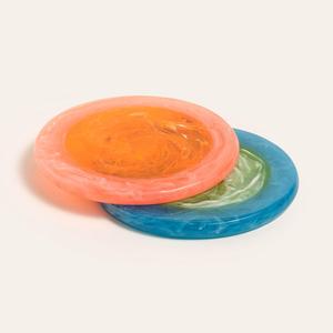 <b>Top</b> Quality Customize Square Round Epoxy Wood <b>Resin</b> Coaster With Holder Set kitchen accessories <b>resin</b> by fashion craft india - Product Image 1
