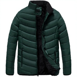 Safari <b>Jacket</b> Plus Size <b>Velvet</b> Large Lapel Woven Casual Autumn Zipper Closure for <b>Men</b> - Product Image 1