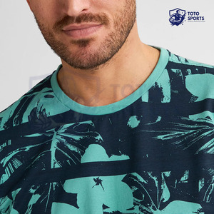 เสื้อยืดคอกลมผู้ชายพิมพ์ลายแฟชั่นผ้าฝ้ายลำลองสไตล์ใหม่คุณภาพสูงระบายอากาศได้ดีราคาสมเหตุสมผลใส่สบายพร้อมสกรีนโลโก้ตามสั่ง - Product Image 5