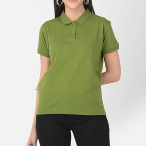 Polo de Diseñador de Algodón Transpirable de Manga Corta de Buena Calidad de Marca, Polo de Golf para Mujer, Camiseta de Golf de Verano para Chicas - Product Image 1
