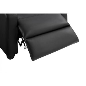 Poltrona Reclinabile Manuale Singola in Comoda Pelle PU per Spazi Ristretti - Product Image 5