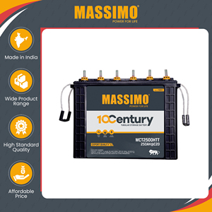 Exclusive Sale on Premium Quality ISO Certified <b>Tall</b> Tubular MASSIMO 12V 250Ah Lead Acid Battery at Affordable Price - Product Image 2