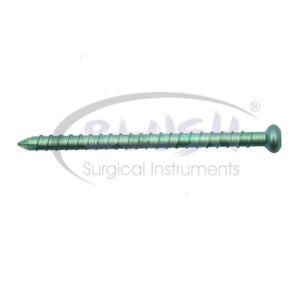 Vis corticale en titane durable pour implant orthopédique vétérinaire, pour la fixation osseuse orthopédique animale par Blush Surgical - Product Image 3