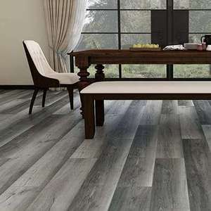 Loseta Vinílica SPC Ecofloor Premium de 5mm, Ecológica, Impermeable, Resistente al Fuego, Antideslizante, Sistema de Clic, Diseño Moderno de Madera - Product Image 1