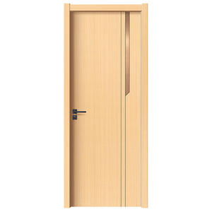Porte intérieure en composite WPC au design minimaliste du milieu du siècle, isolation thermique, imperméable, écologique pour appartement et villa - Product Image 1