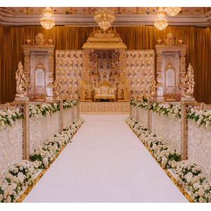 งานแต่งงานแบบทามิล แมนดาปมานาไว ที่เมลเบิร์น แมนดาปงานแต่งงานอินเดียใต้สุดหรู พร้อมฉากหลังและแผงฉากเวทีงานแต่งงานสุดอลังการ - Product Image 1