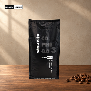 Café moulu Arabica Milano Prestige Line N°3 Sanh Dieu Vietnam, torréfaction foncée, saveur amère, vente en gros, OEM, marque privée - Product Image 5