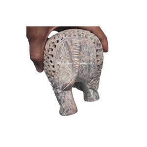 Luxurious Showpiece <b>Gifted</b> Item Top Collection Soapstone Hand Carving Animal Sculpture Use For Hotel Ans Business Class Purpose - Product Image 2