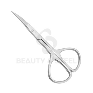 Professional Curved Cuticle Scissors with Needle-Sharp Tips and <b>Sandblasted</b> Matte Finish for Precision Care - Product Image 6