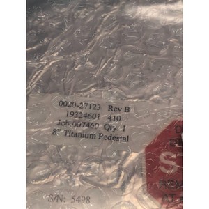 AMAT 0020-27123 PEDESTAL, PCII 8" SNNF, 154605 - Equipo y Piezas de Semiconductores de Confianza de Marca Global - Product Image 3