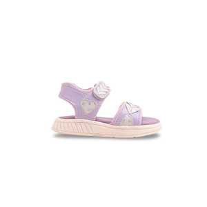 Sandale décontractée à talons violets pour filles modèle KD5621 - Product Image 4