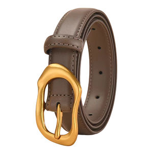 Ceinture en cuir décontractée haute couture 2026 unisexe, design élégant, boucle en alliage, robuste, durable, usage longue durée, tendance - Product Image 1