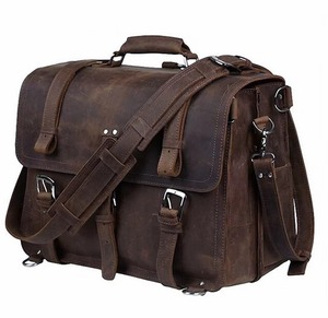 Sac à main en cuir véritable pour ordinateur portable, sac d'affaires, sac à bandoulière exécutif, sac à main pour homme, sacoche pour homme LLB-0103 - Product Image 1