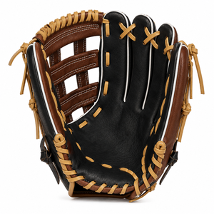 Guantes de Béisbol Premium Hechos a Medida, Guantes de Infield de Cuero con Cordones Resistentes, Profesionales para Zurdos/Diestros, Tallas S/M/L - Product Image 1
