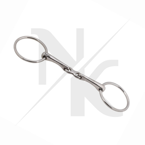 Bocado de Doble Articulación de Acero Inoxidable de la Mejor Calidad para Caballos, para Entrenamiento de Equitación y Uso Ecuestre - Product Image 4