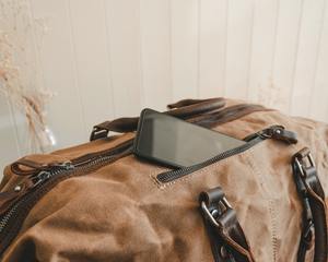 Sac de voyage en cuir et toile tendance pour l'exportation en gros, grand sac de week-end étanche avec fermeture éclair, sac de sport LCTB-0030 - Product Image 5