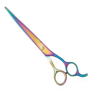 Ciseaux de coiffure professionnels pour hommes, revêtement noir, vis à tête creuse - Product Image 3
