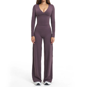 Conjunto de Yoga de 2 Piezas, Ropa Deportiva para Gimnasio, Trajes de Entrenamiento para Mujer, Sujetador Deportivo, Leggings de Gimnasio, Conjuntos de Yoga, Ropa de Entrenamiento - Product Image 3