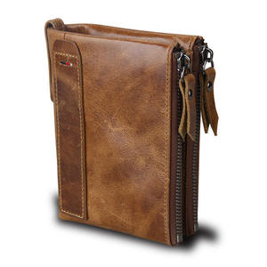 Genuine Leather Custom made <b>men</b> wallets leather in cowhide money <b>pouch</b> travel waist belts Bags custom style logos - Product Image 4