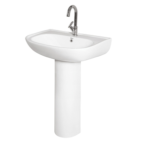Lavabo de Pedestal Blanco de Diseño de Lujo, Hecho en India, de la Mejor Calidad y Precio Razonable, para Compradores Serios - Product Image 1