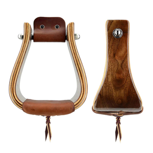 Estribos de Madera Maciza para Montar a Caballo, Reposapiés Duraderos Hechos a Mano, Accesorios para Montar a Caballo - Product Image 5