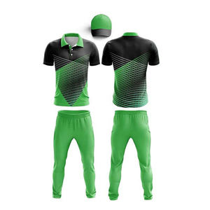 Polo de cricket personnalisé respirant en gros, maillot d'été à séchage rapide 100 % polyester unisexe à manches courtes - Product Image 5